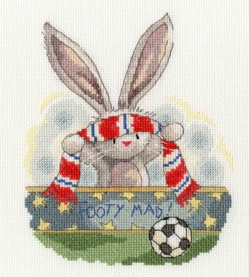 Footy Mad - Bebunni - Cross Stitch Kit