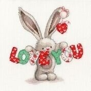 Love You - Bebunni - Cross Stitch Kit