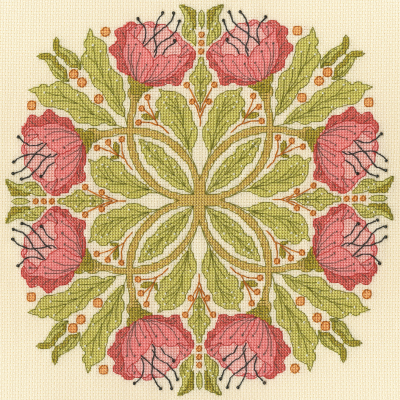 Celtic Poppies - Cross Stitch Kit