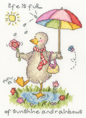 Sunshine and Rainbows - Cross Stitch Kit