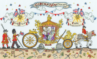 Cut Thru Coronation Carriage - Cross Stitch Kit