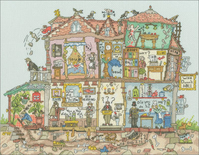 Cut Thru' Who Dunnit - Cut Thru' - Cross Stitch Kit