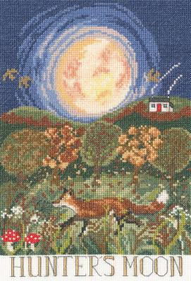 Hunter's Moon - Full Moons Collection - Cross Stitch Kit