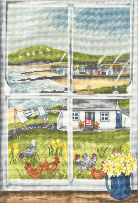Primrose Window - Driftwood Designs- Cross Stitch Kit
