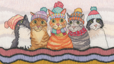 A Cozy Clowder - Cross Stitch Kit