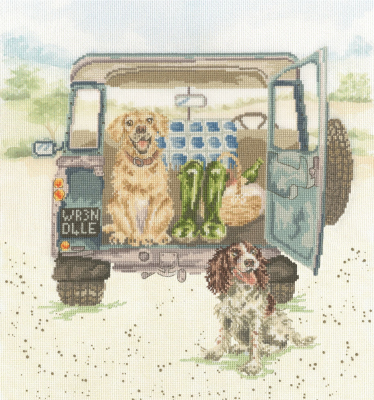 Paws For a Picnic- Hannah Dale - Cross Stitch Kit
