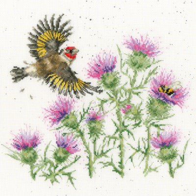 Feathers and Thistles - Cross Stitch Kit