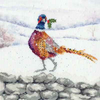A Festive Flourish - Wrendale Designs - Cross Stitch Kit