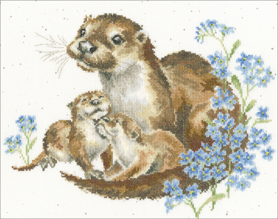 Otterly Adorable - Wrendale Designs - Cross Stitch Kit
