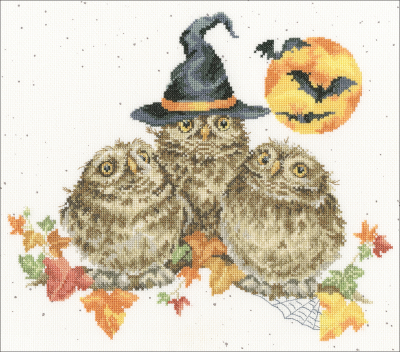 Happy Owl-o-ween - Halloween Cross Stitch Kit