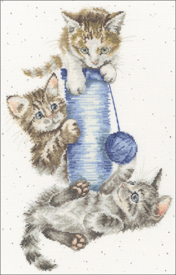Three's a Crowd - Wrendale Designs - Cross Stitch Kit