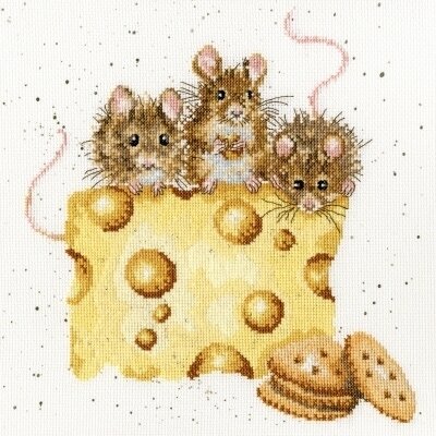 Crackers About Cheese - Cross Stitch Kit