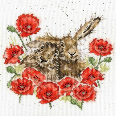 Love is in the Hare - Cross Stitch Kit