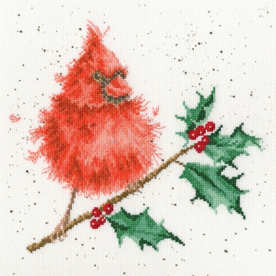 Festive Feathers - Hannah Dale - Cross Stitch Kit