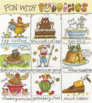 Fun With Puddings - Helen Smith - Cross Stitch Kit
