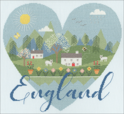 Heart of England - Wild at Heart - Cross Stitch Kit
