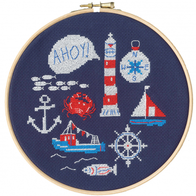Ahoy- Sew Easy by Jessica Hogarth - Cross Stitch Kit
