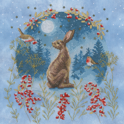 Midnight Moongazer - Cross Stitch Kit