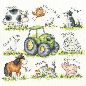 Farmyard Friends - Playful Pals - Cross Stitch Kit