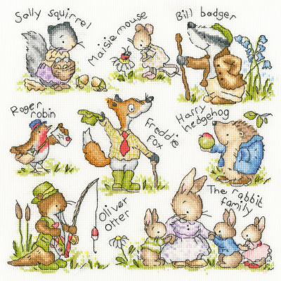 Country Folk - Playful Pals - Cross Stitch Kit