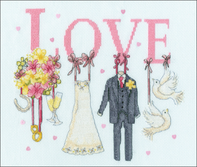 It Must Be Love - Karen Tye Bentley - Cross Stitch Kit