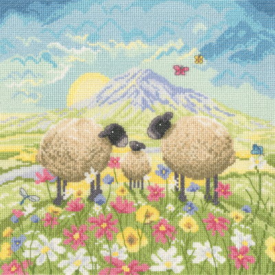 Butterflies & Babies - Cross Stitch Kit