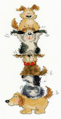 Top Dog - Margaret Sherry - Cross Stitch Kit