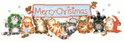 Merry Catmas - Margaret Sherry - Cross Stitch Kit
