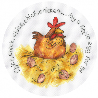 Lay a Little Egg - Margaret Sherry - Cross Stitch Kit