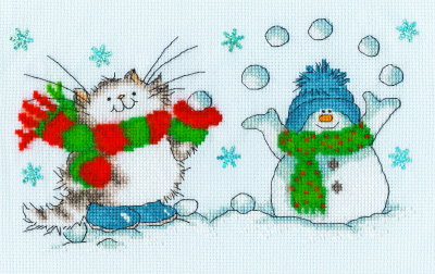 It's Snow Fun Without You - Cross Stitch Kit