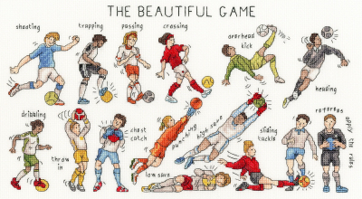 The Beautiful Game - Pete Smith - Cross Stitch Kit