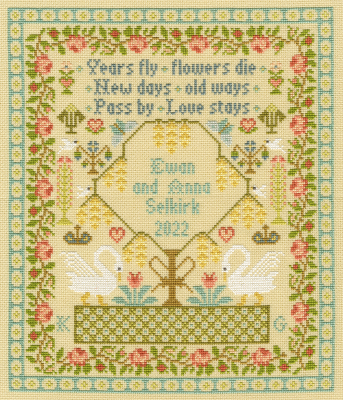 The Laburnum Tree - Moira Blackburn  - Cross Stitch Kit