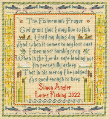 The Fisherman's Prayer - Moira Blackburn - Cross Stitch Kit