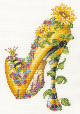 Bee My Sunshine - Shoe Art Collection - Cross Stitch Kit