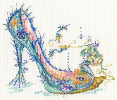 The Siren - Shoe Art Collection - Cross Stitch Kit