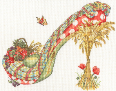 Harvest Shoe Art Collection - Cross Stitch Kit
