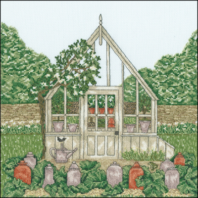 A Country Estate Greenhouse - Cross Stitch Kit