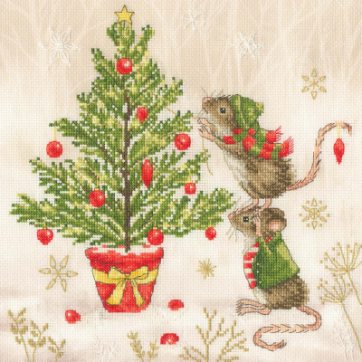 Decorating Double Act - Christmas Cross Stitch Kit