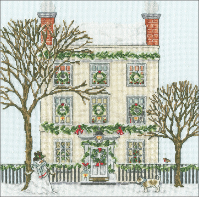 Christmas Townhouse - Sally Swannell - Cross Stitch Kit