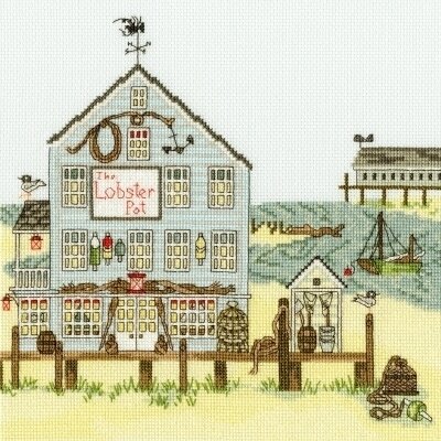 New England - The Lobster Pot - Cross Stitch Kit