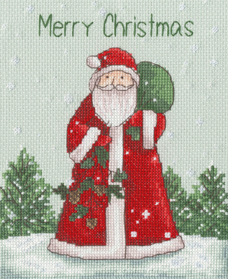 Ol' St. Nick - Julie Oldham - Christmas Cross Stitch Kit
