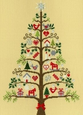 Scandi Tree - Cross Stitch Kit