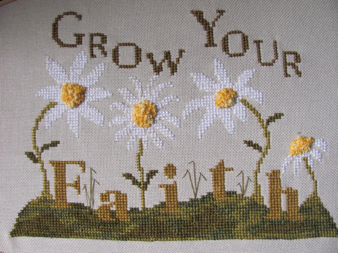 Grow Your Faith - Cross Stitch Pattern