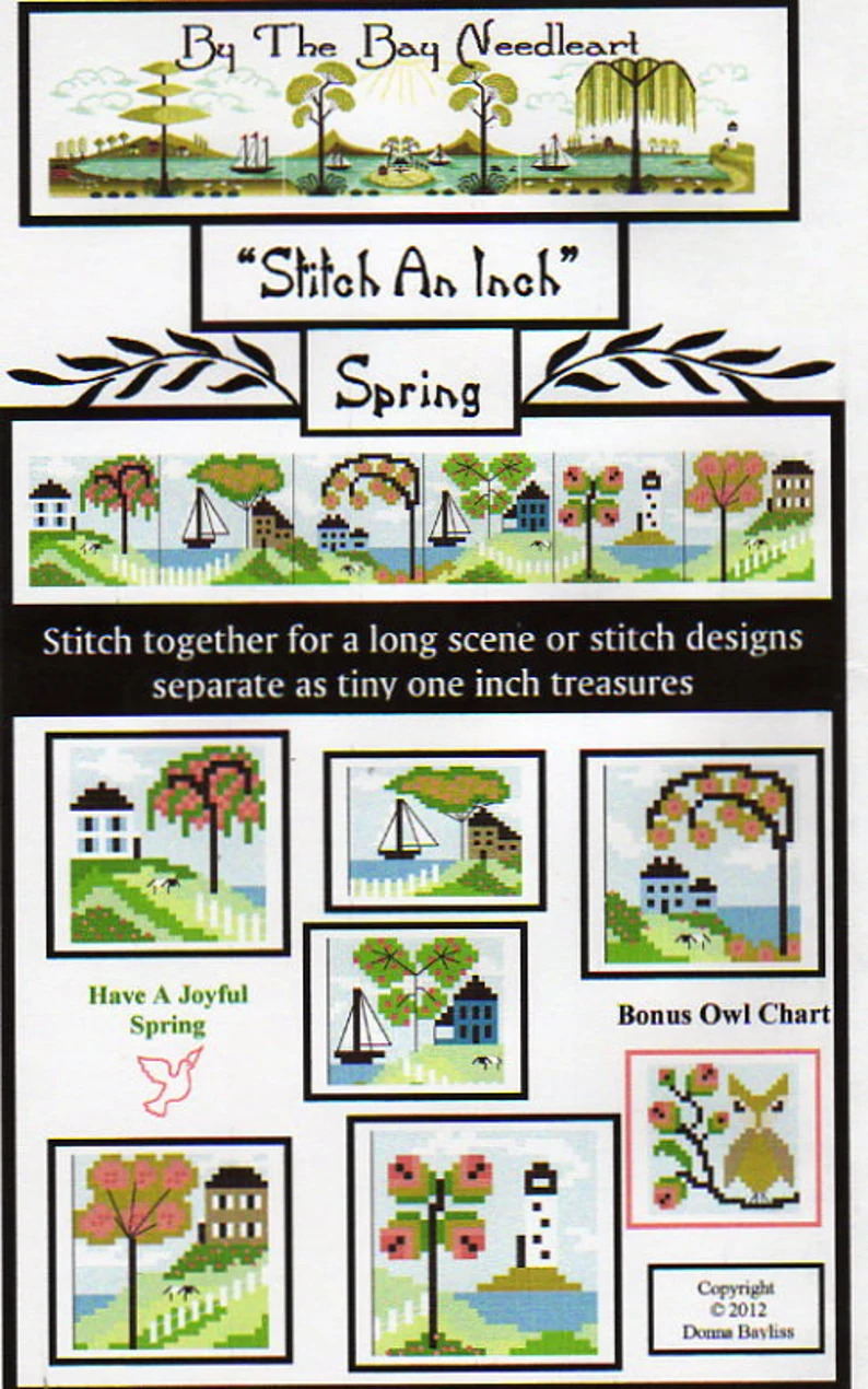 Stitch an Inch Spring - Cross Stitch Pattern