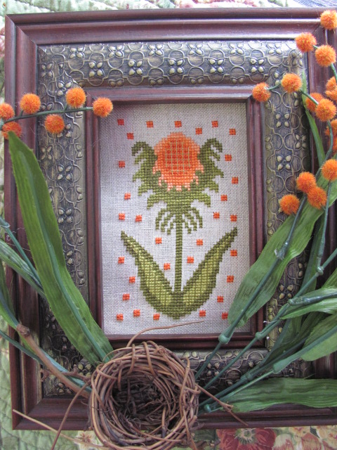 Funky Flower Holly - Cross Stitch Pattern