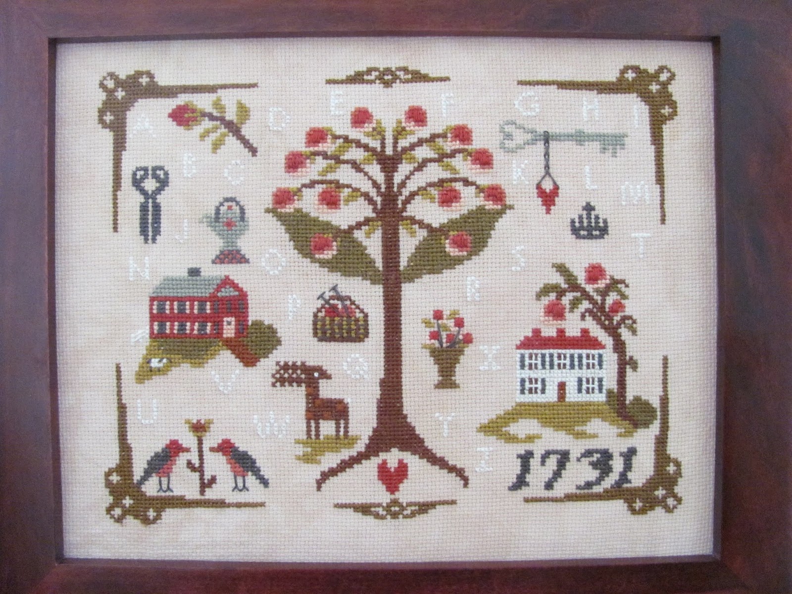 Martha's Sampler - Cross Stitch Pattern