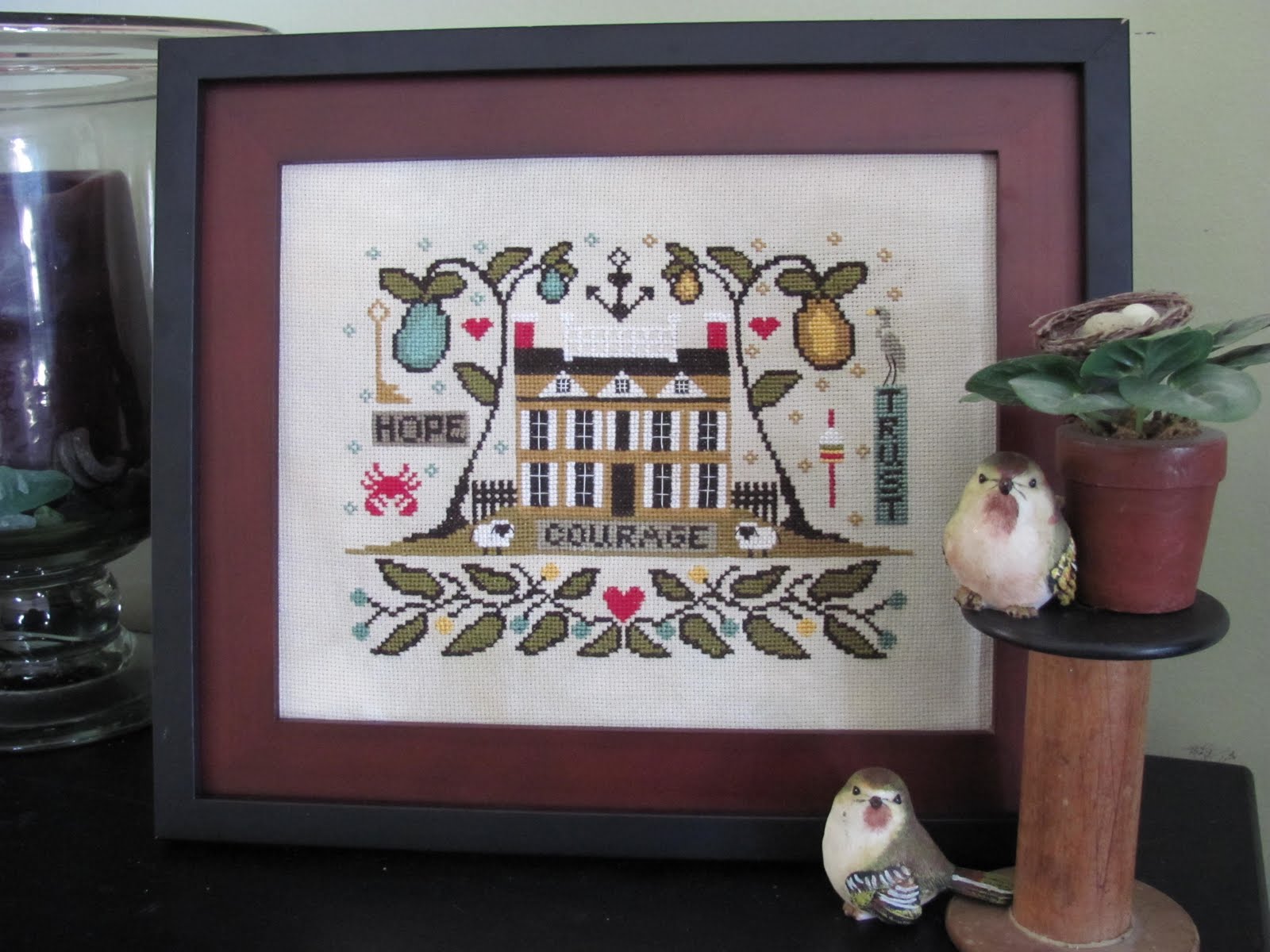 Old Sea Captain's House - Cross Stitch Pattern