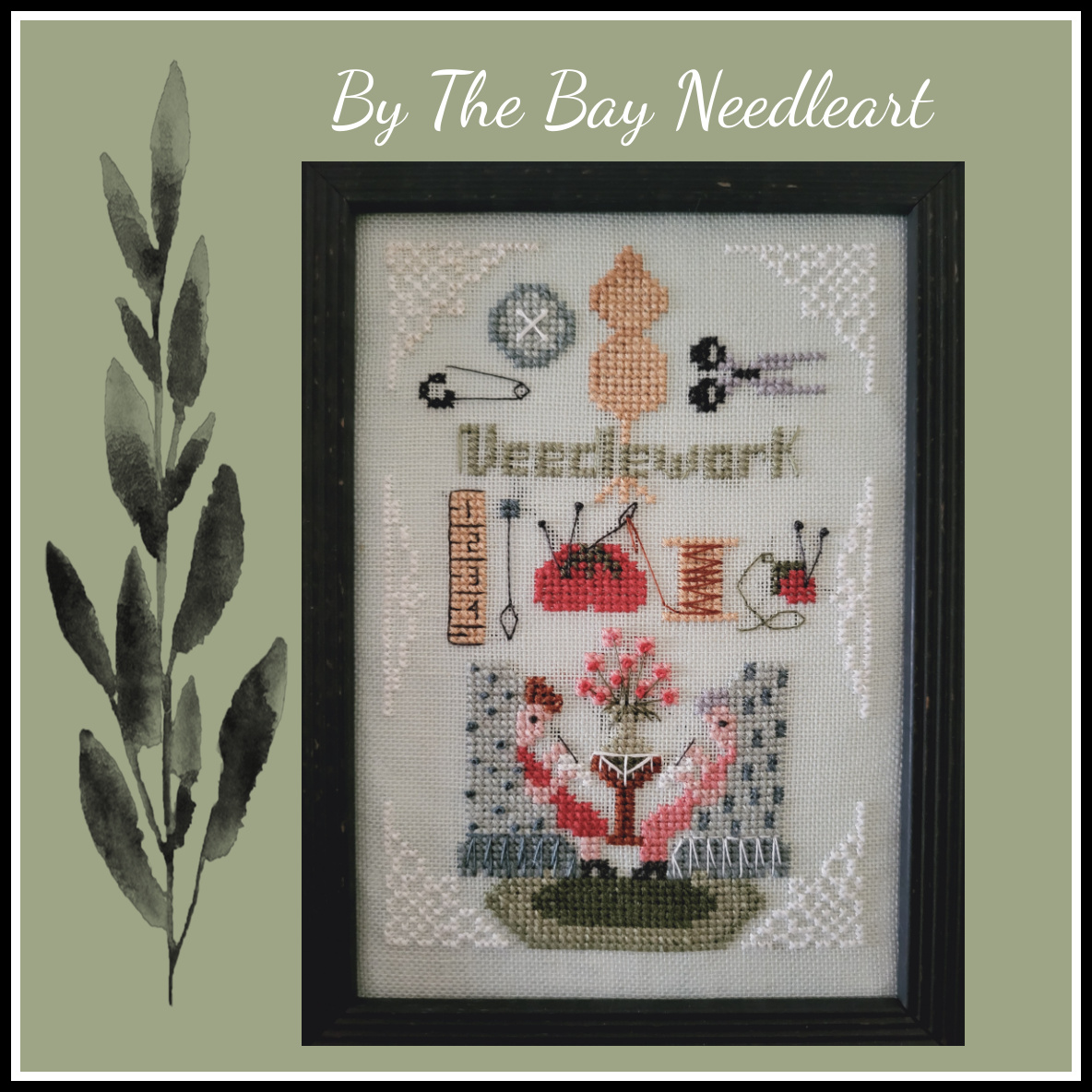 Needleworkers Spot Motif Sampler - Cross Stitch Pattern