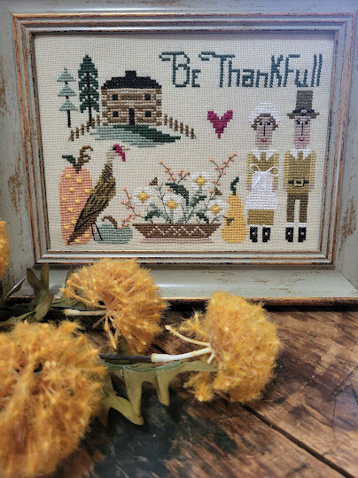 Be Thankful - Thanksgiving Cross Stitch Pattern