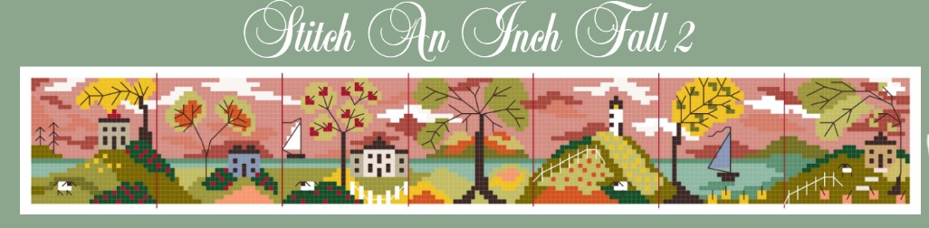 Stitch an Inch: Fall #2 - Cross Stitch Pattern, zoomed in. Select this picture to zoom back out.
